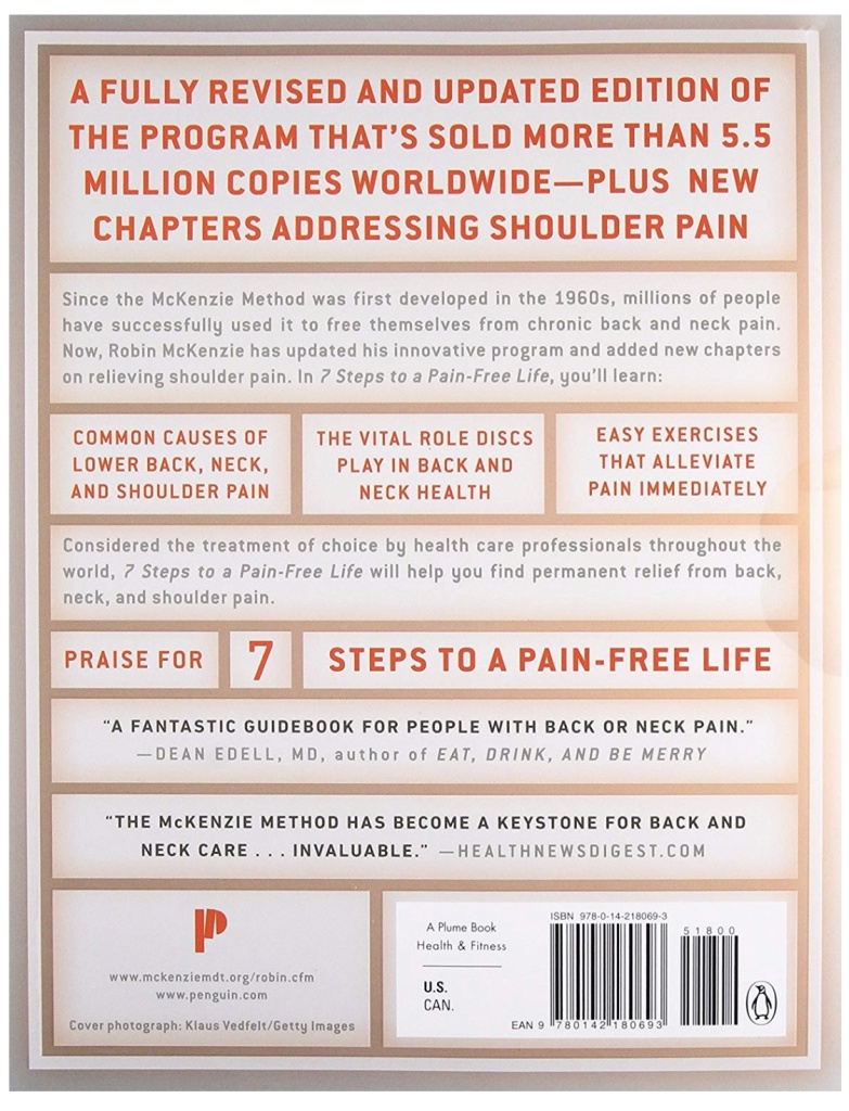 Pain Free Life rear cover